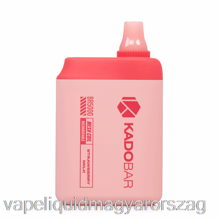 Kado Bar Br5000 Eldobható Eper Tej Vape Folyadék